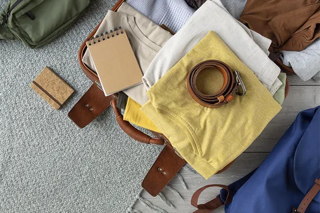 Eco-friendly essential packing list green and responsable